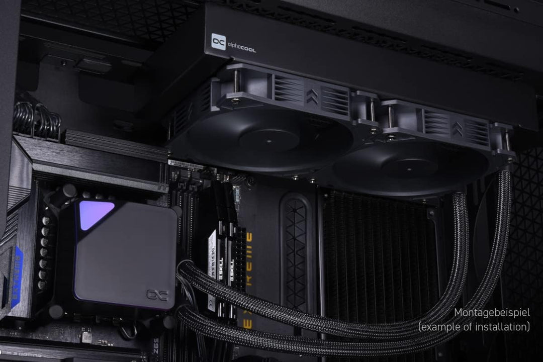 Alphacool 13051 Core Ocean T38 AIO 240mm Multi-kompatibler All-in-One CPU AIO Wasserkühler, kompatib