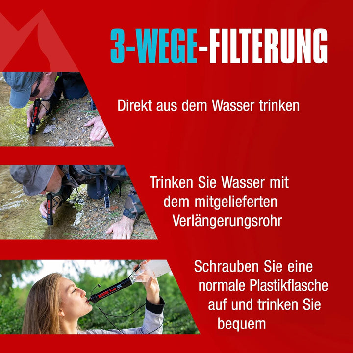 ALTAITREK PRO Wasserfilter Wasserfilter Gerät zur Wasserreinigung Nützlich für Notfälle und Überlebe