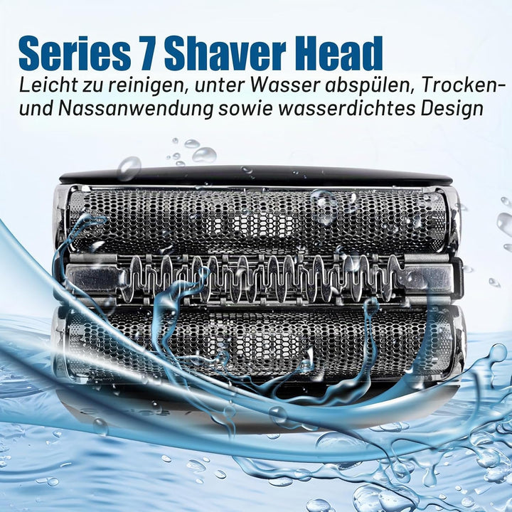 2 Stück Series 7 Scherkopf 70B Ersatzrasierkopf Kompatibel mit Series 7 Männer Rasierer Scherkopf Ra