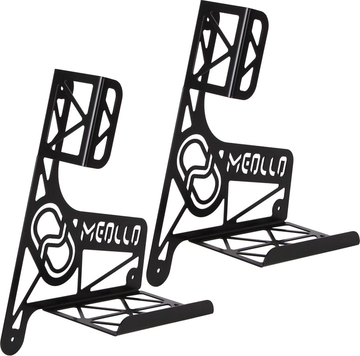 Kinderroller Scooter Wandhalterung (100% Stahl) 2 x schwarz, 2 x schwarz