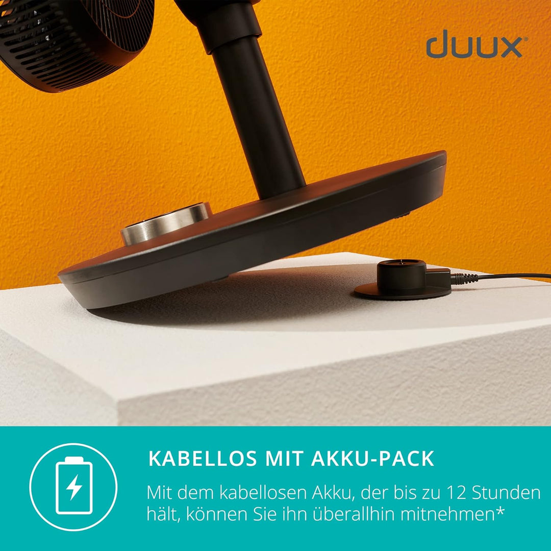 Duux Whisper Flex Smart Standventilator - Steuerung per Fernbedienung & Smartphone - Höhenverstellba