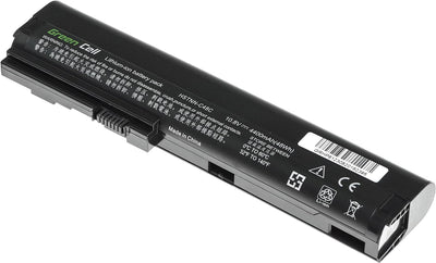 Green Cell SX06 SX06XL SX09 Laptop Akku für HP EliteBook 2560p 2570p (6 Zellen 4400mAh 10.8V Schwarz