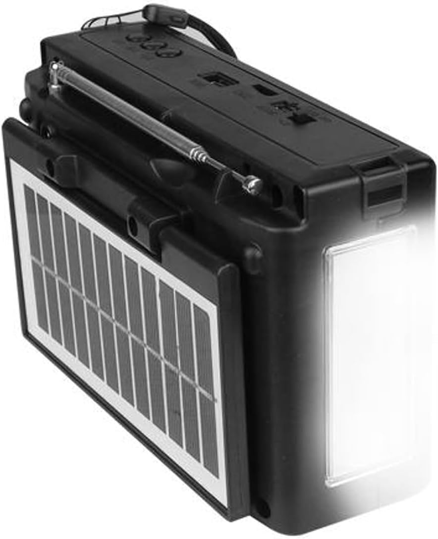 LTC LXLTC115UBT NER Tragbares Radio mit Solarpanel,Teleskopantenne und Bluetooth-Konnektivität, FM/A