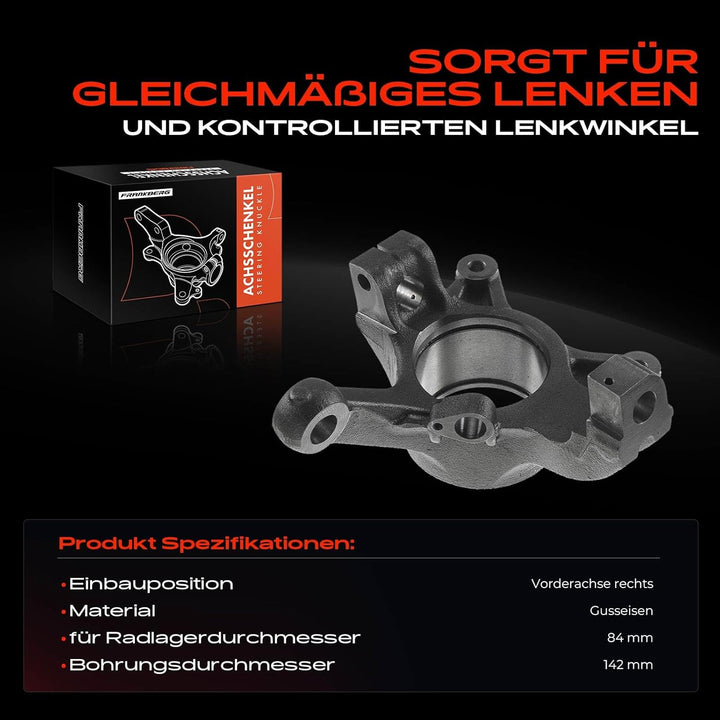 Achsschenkel Vorne Links für Doblo 119 Doblo Cargo 223 2005-2010 51853624