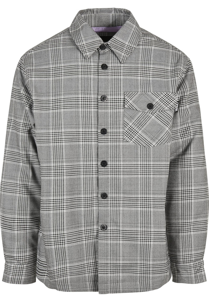 Cayler & Sons Herren Plaid Out Quilted Shirt Jacket XXL black/white, XXL black/white