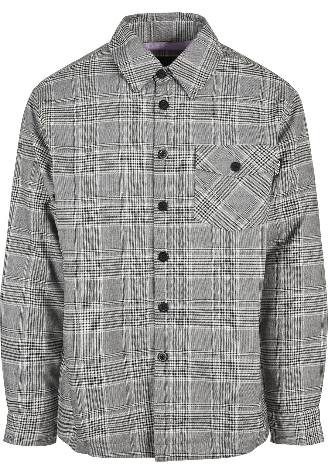 Cayler & Sons Herren Plaid Out Quilted Shirt Jacket M black/white, M black/white