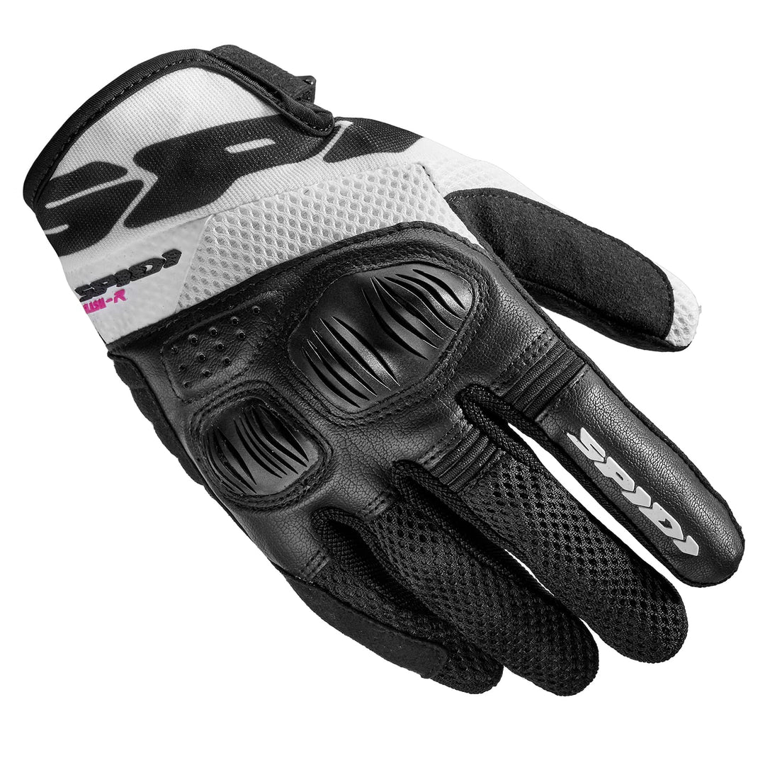 SPIDI, Flash-R Evo Lady, Guanti Moto per Donna, Protettivi e Resistenti, Guanti Moto Estivi Impermea