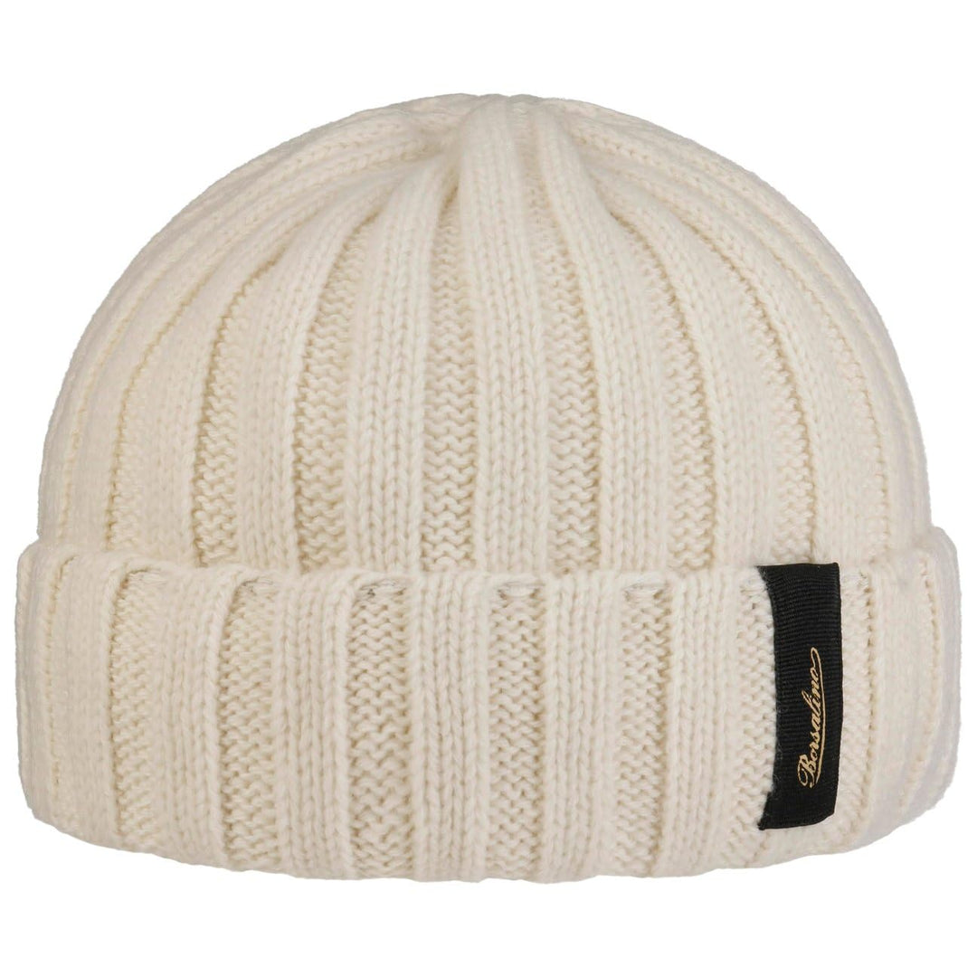 Borsalino Kaschmirmütze Umschlagmütze Strickmütze Wollmütze Damen/Herren - Made in Italy mit Umschla