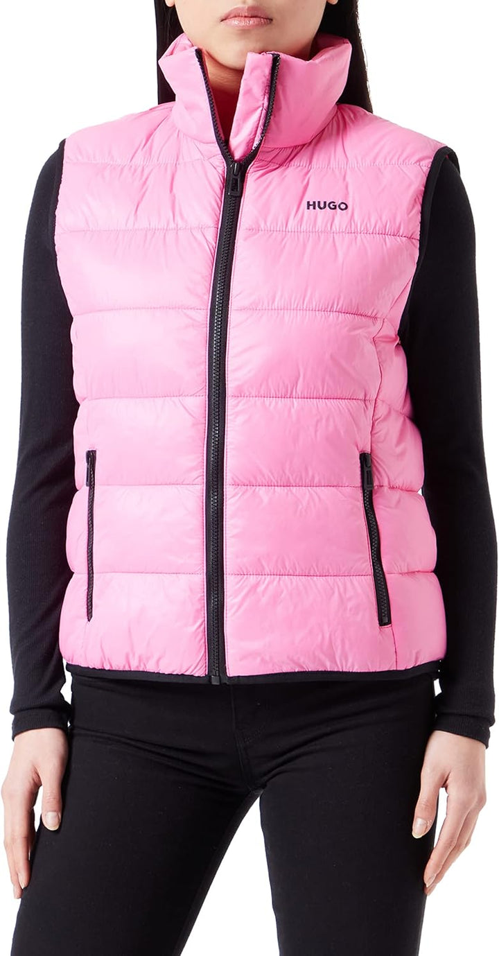 HUGO Damen Weste XS Bright Pink671, XS Bright Pink671
