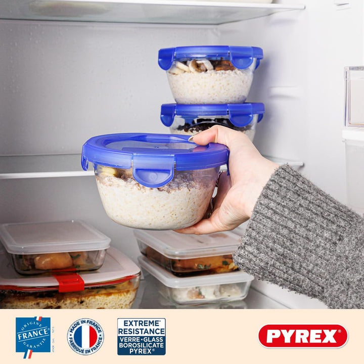 Pyrex Cook & Go Set verschiedene Grössen (2 Stück, rund) 2 pièces rond, 2 pièces rond