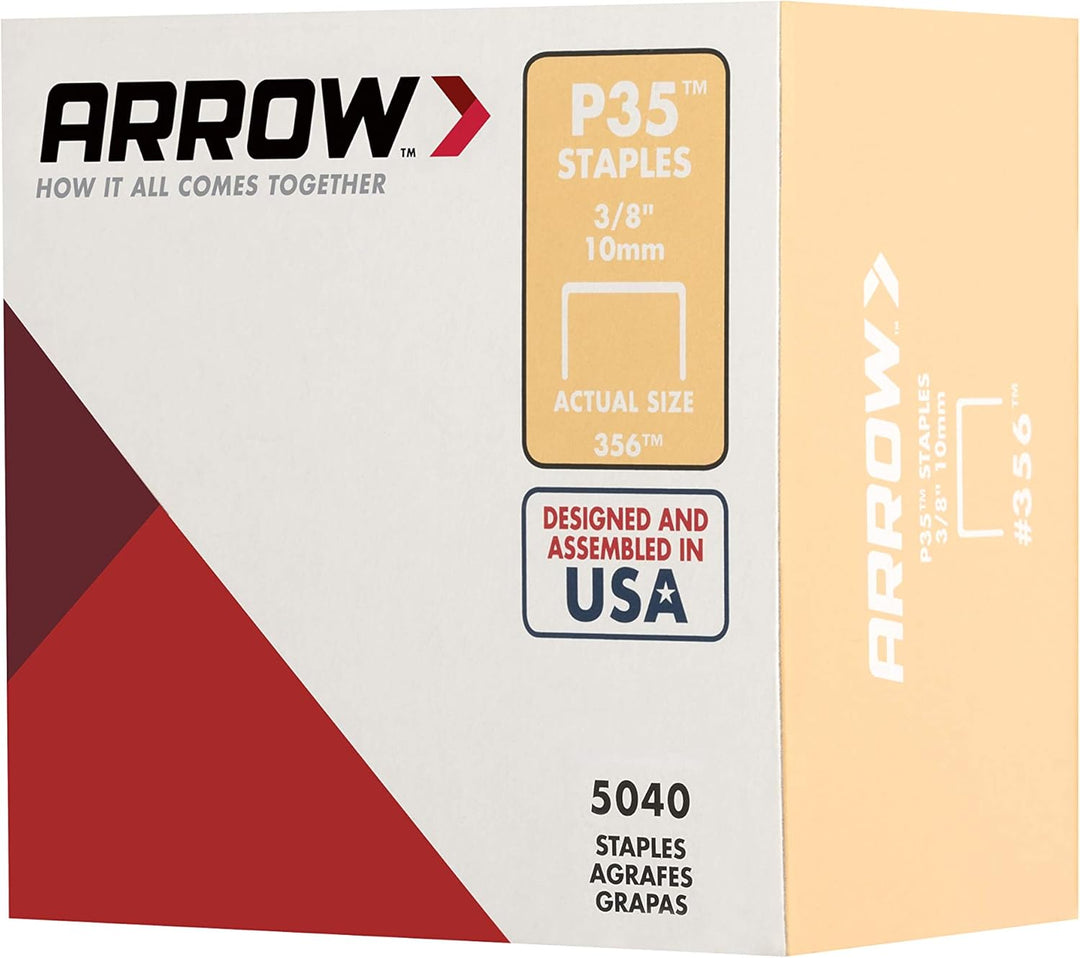 ARROW P35 Staples Box 5000-10mm / 3/8in 3/8-Inch natur, 3/8-Inch natur