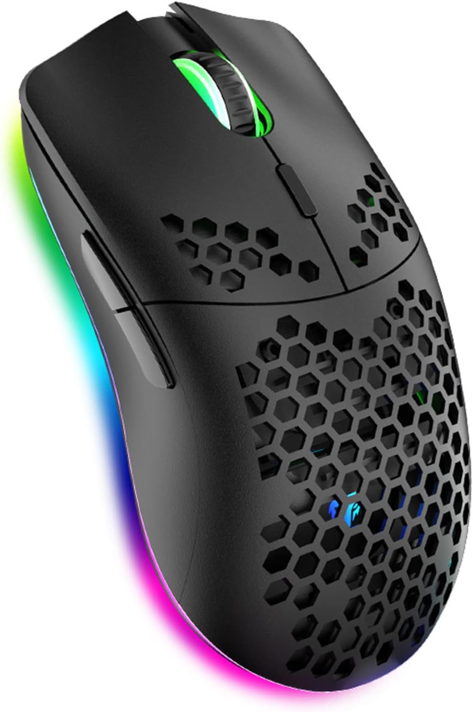 Kabellose Gaming ,Computer-Maus mit Honeycomb-Gehäuse, 11 RGB-Chroma-Hintergrundbeleuchtung, 3.400 D