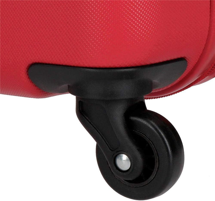 Roll Road Flex Grosser Koffer Rot 51x74x28 cms Hartschalen ABS Kombinationsschloss 91L 3,8Kgs 4 Räde