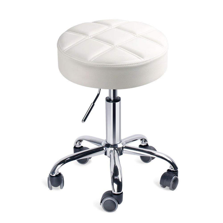 Leader Accessories Drehhocker höhenverstellbar Rollhocker Funktionaler Arbeitshocker Studiohocker im