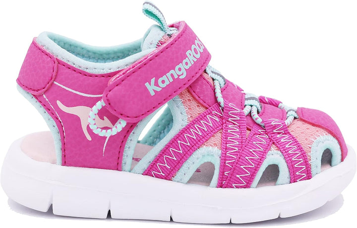 KangaROOS Mädchen K-Lil Ev Sandale 26 EU Daisy Pink Mint, 26 EU Daisy Pink Mint