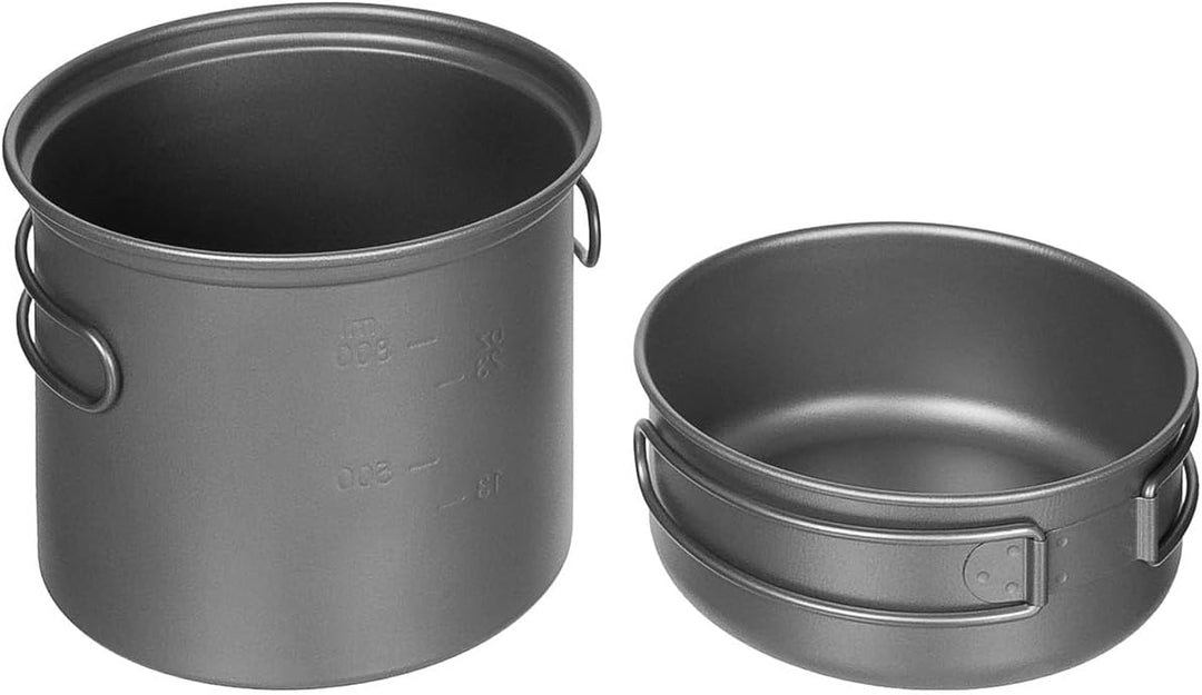 Fox Outdoor Kochgeschirr Titan, Topf, Pfanne
