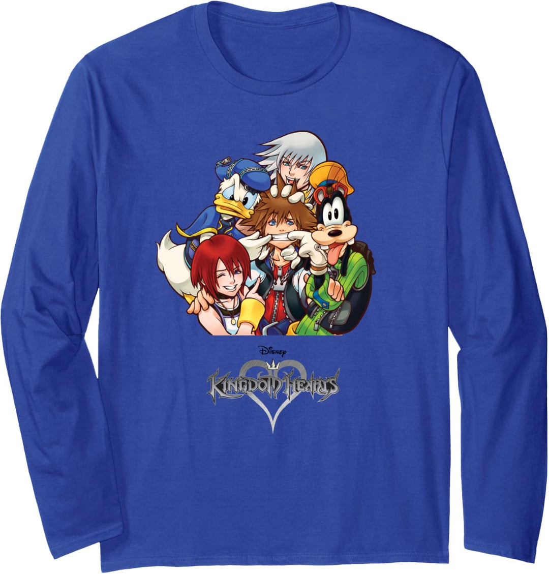 Disney Kingdom Hearts Group Langarmshirt