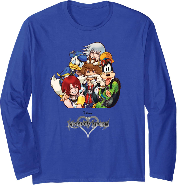 Disney Kingdom Hearts Group Langarmshirt
