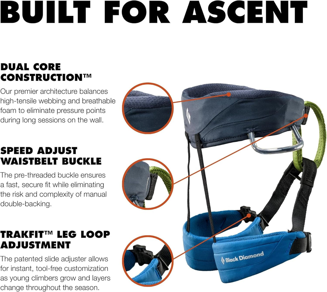 Black Diamond Herren Solution Klettergurt Klettersteiggurt Einheitsgrösse Kingfisher, Einheitsgrösse