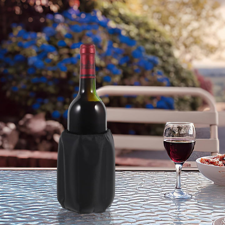 POPETPOP Wiederverwendbare Kühlmanschette für Wein und Bierflaschen mit Zuverlässiger Konstruktion a