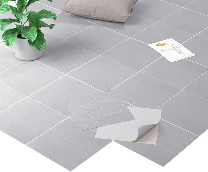 Homease PVC Bodenbelag Selbstklebende Marmoreffekt Vinylboden, Rutschfeste Wasserdichte Schneidbar F