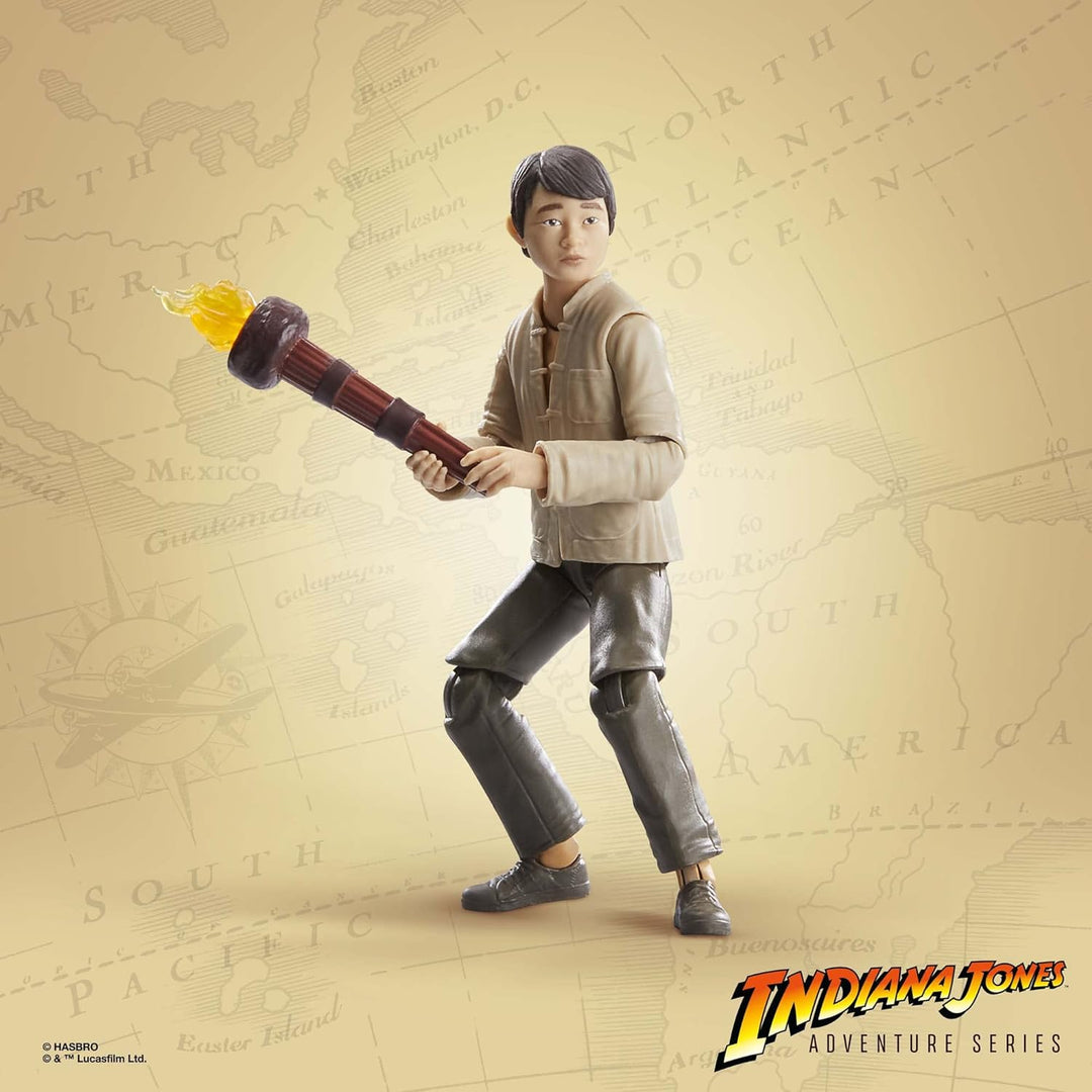 Hasbro Indiana Jones und der Tempel des Todes Adventure Series Shorty, 15 cm grosse Indiana Jones Ac