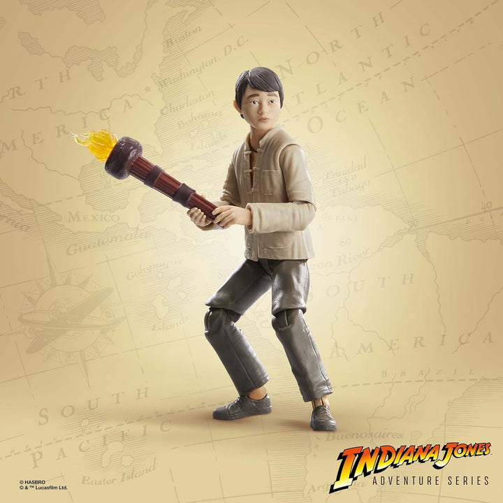 Hasbro Indiana Jones und der Tempel des Todes Adventure Series Shorty, 15 cm grosse Indiana Jones Ac