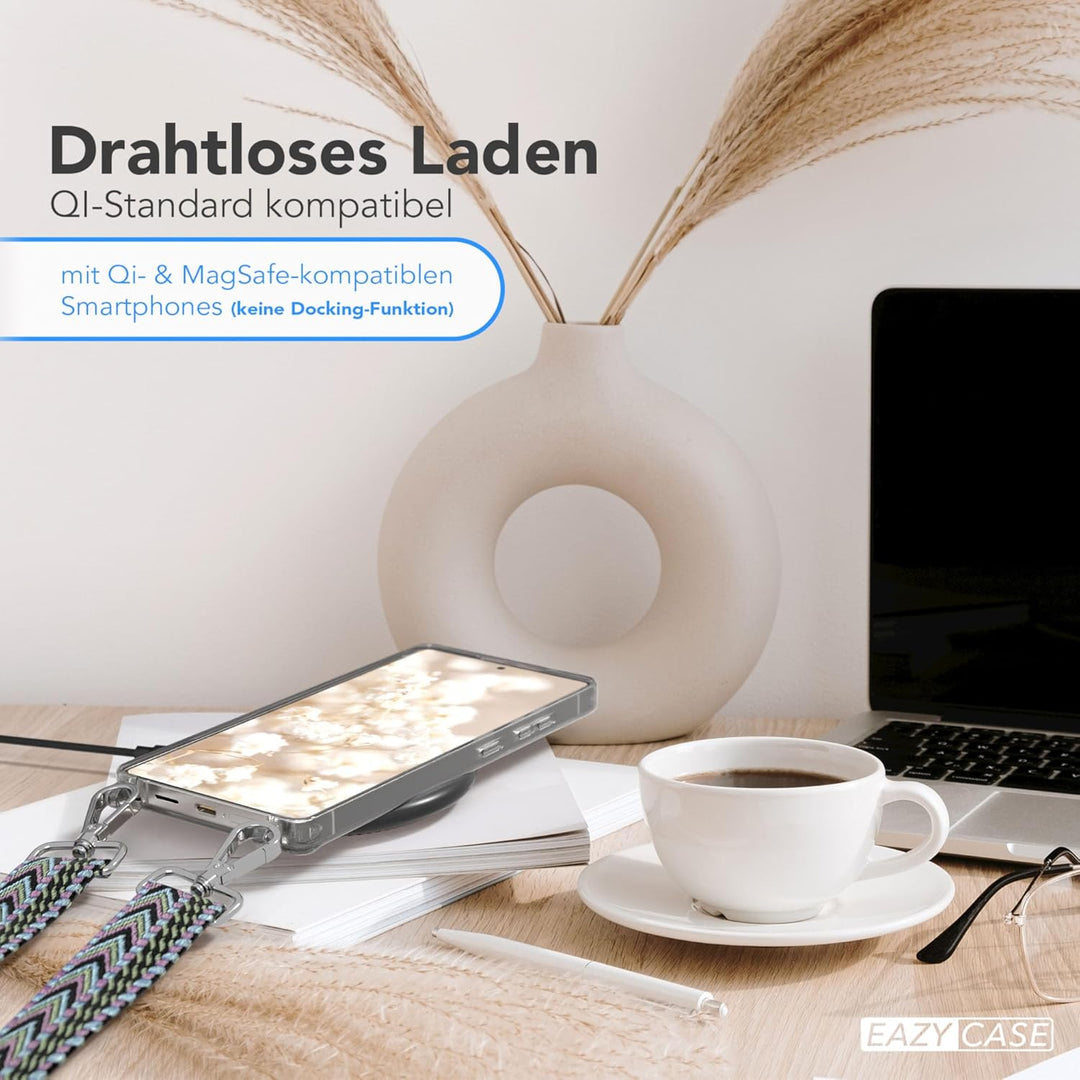EAZY CASE Handykette - Verstellbares Taschenband kompatibel mit Galaxy S25 Ultra, Schulterriemen, Ha