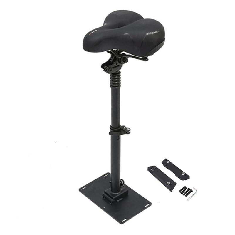 Sitz, Stossdämpfendes Kissen für Ninebot ZT3Pro Elektroscooter, Höhenverstellbar 45-65cm Sitz Klappb
