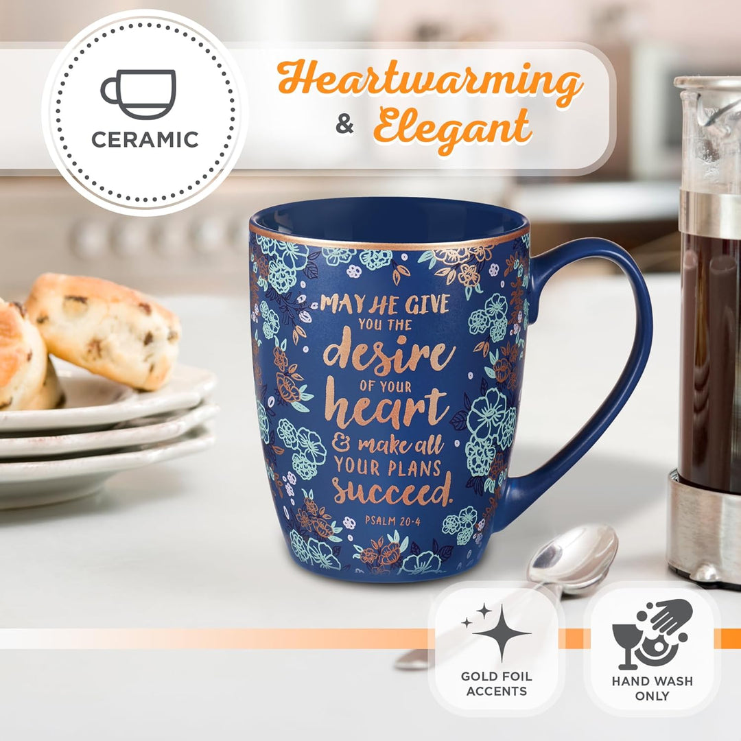 Tasse – Der Wunsch von Ihr Herz, blau Desire Of Your Heart, Desire Of Your Heart