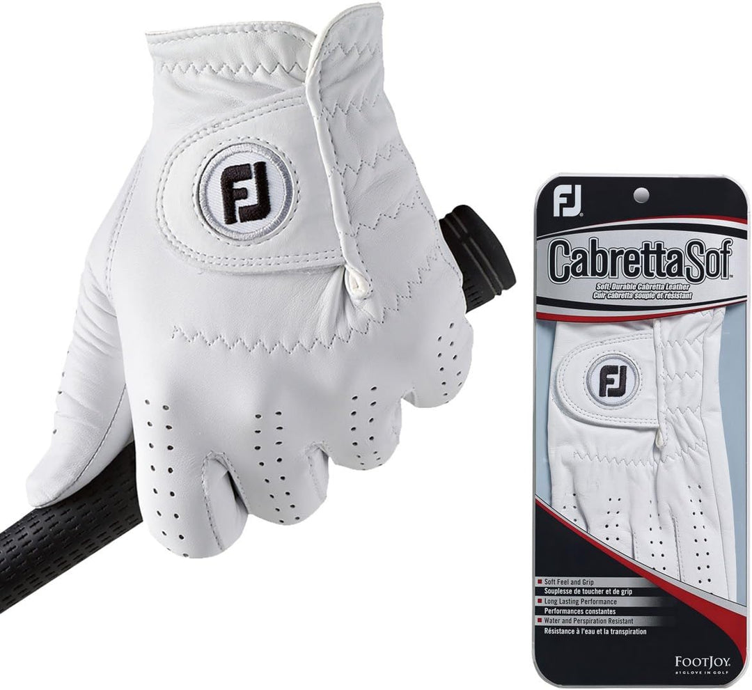FootJoy Herren Golfhandschuh CabrettaSof, S Links