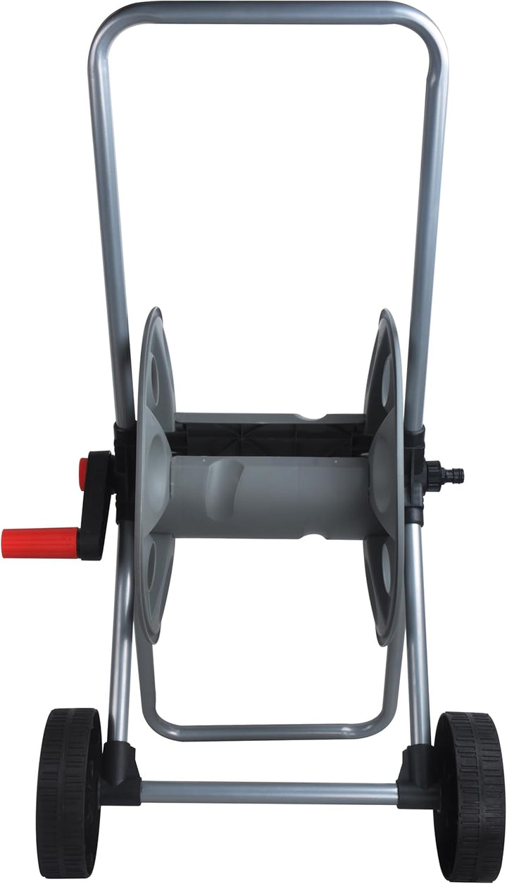 LEHMANN Schlauchwagen, Gartenschlauchwagen, für bis zu 45m 1/2" oder 3/4" Schlauch, Stahlkonstruktio