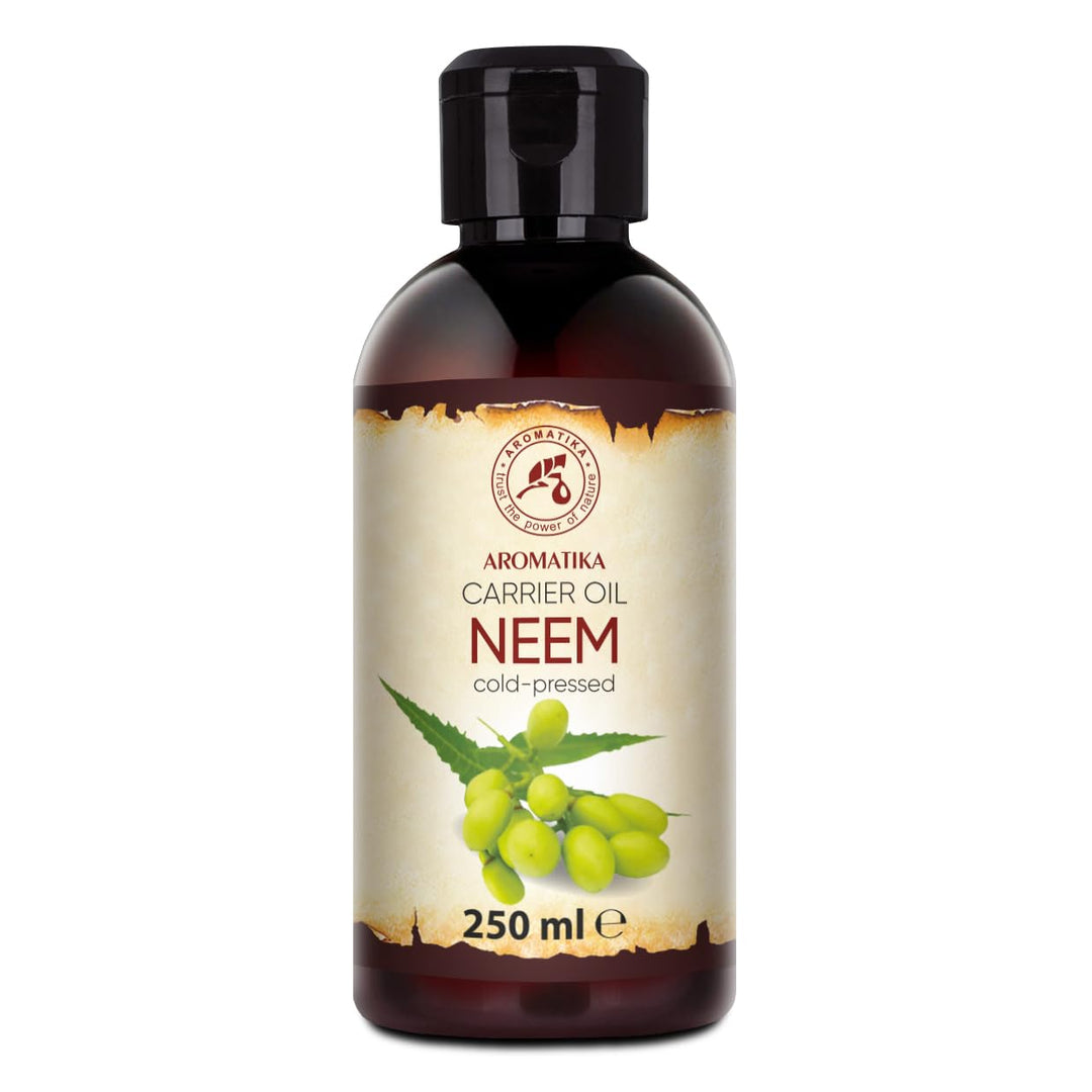 Neemöl 250ml - Neem Öl - Azadirachta Seed Oil - Natürliches und Reines - Kaltgepresstes Reine Unraff