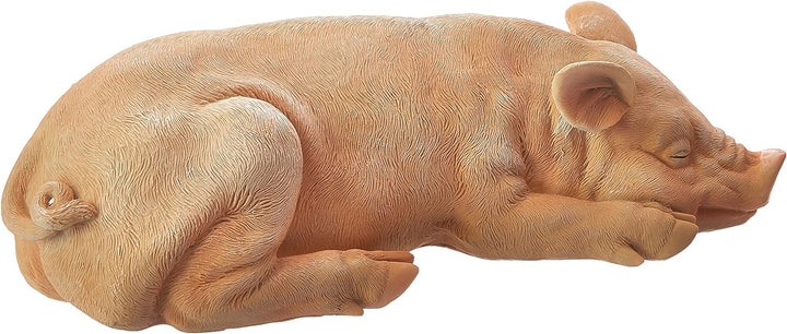Design Toscano Gartenfigur Piggy: Sandman, Sandman