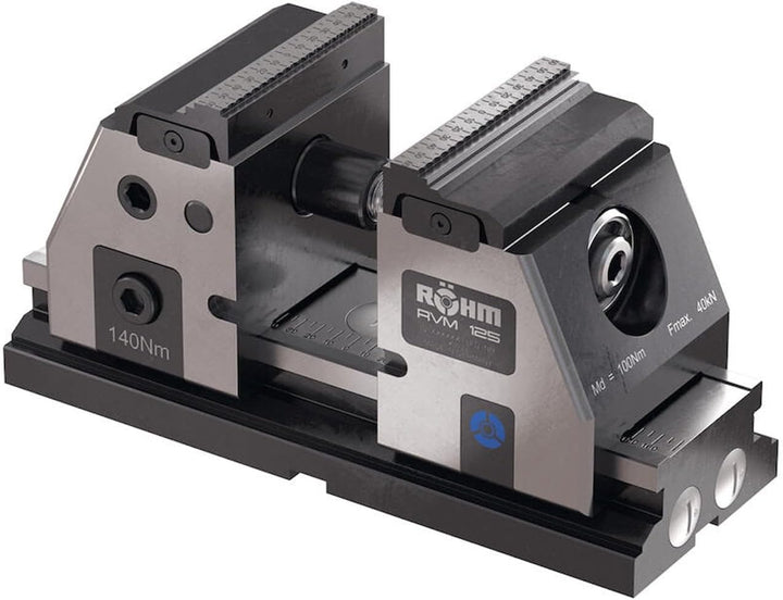 Röhm 7193 Bohrmaschinen-Schraubstock BSH, Grösse 1, 63 mm Backenbreit, Qualitäts-Heimwerkerausführun