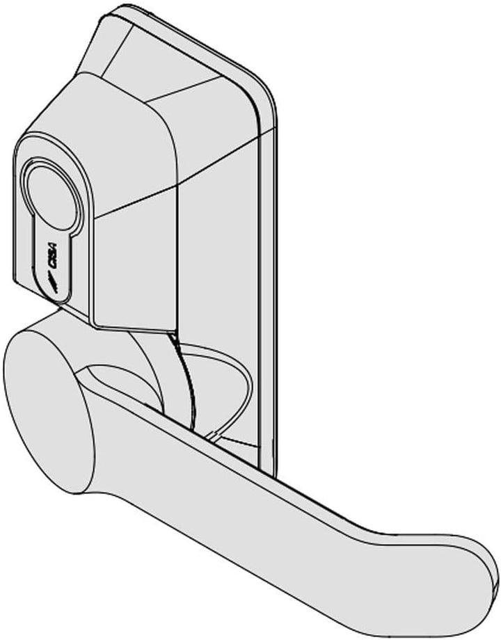Cisa – Antriebs Externe manilla-llave Push/Touch schwarz