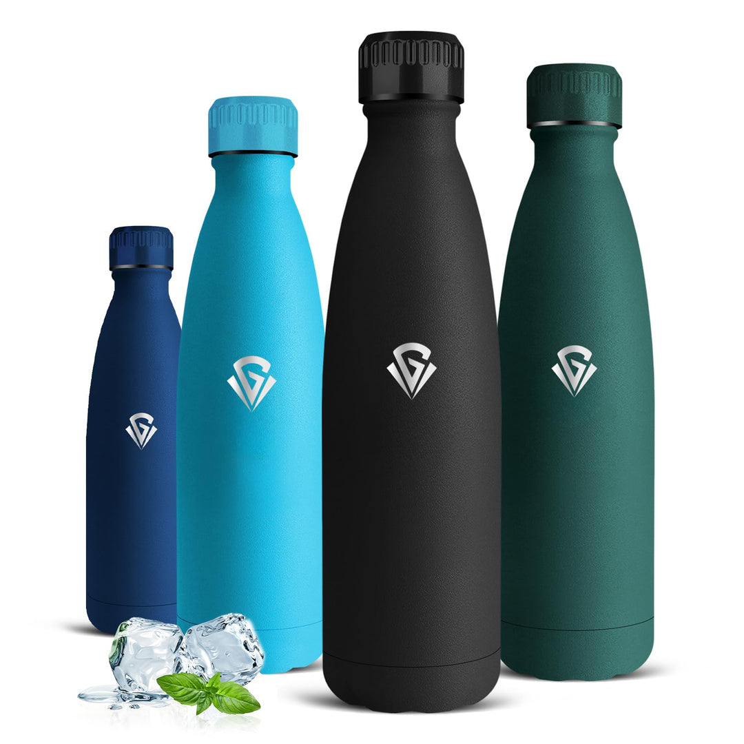 Thermosflasche, 750ml Trinkflasche Edelstahl, BPA-Frei, Trinkflasche Auslaufsicher, 24h Kalt & 12h W