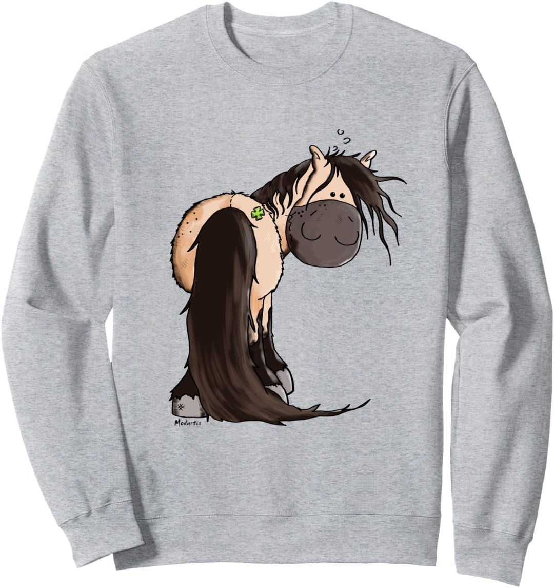Lustiges Connemara Pferd oder Falbe TShirt für Pferdefreunde Sweatshirt