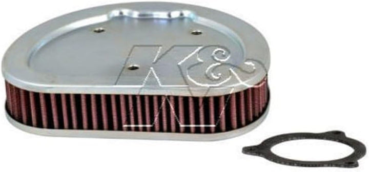 K&N HD-1508 Motorrad Tauschluftfilter, Rot
