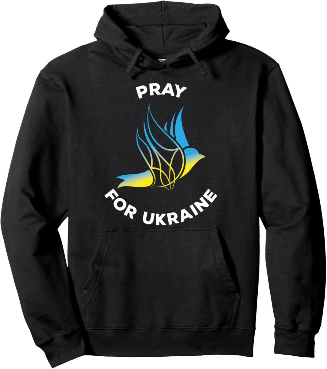 Pray for Ukraine Ukrainische Flagge Ukrainische Männer Pullover Hoodie