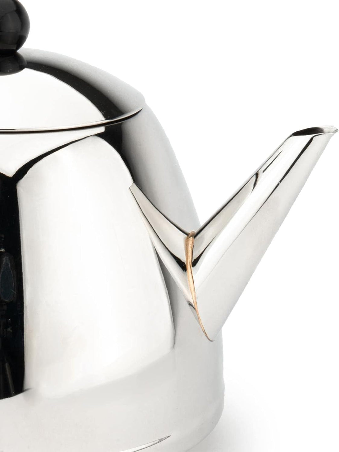 Teekanne Set 1.2 Liter - Edelstahl doppelwandig glänzend - Grosser Teebereiter mit Tee-Filter-Sieb-A