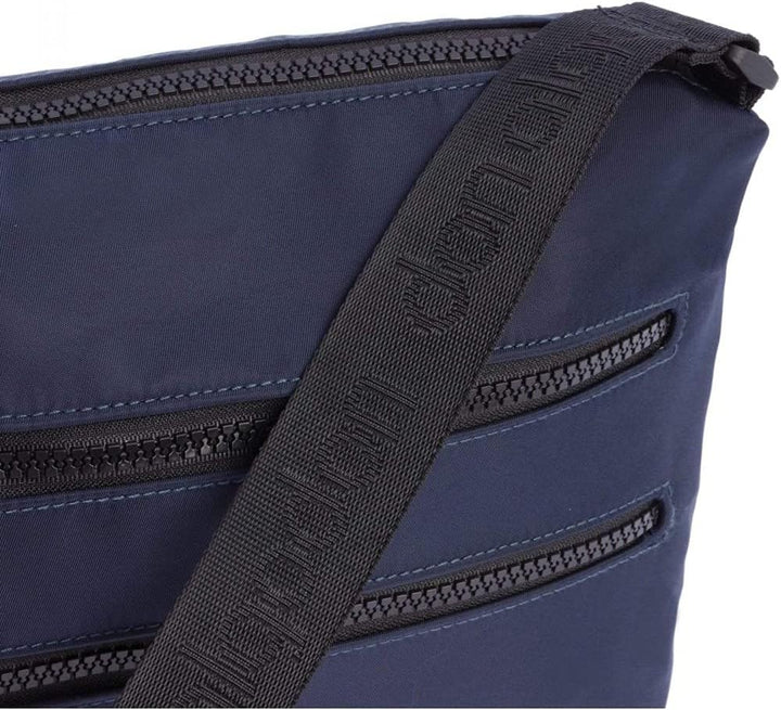 DON ALGODON Damen Zita Umhängetaschen, 30 x 9.5 x 19 cm Marineblau, Marineblau