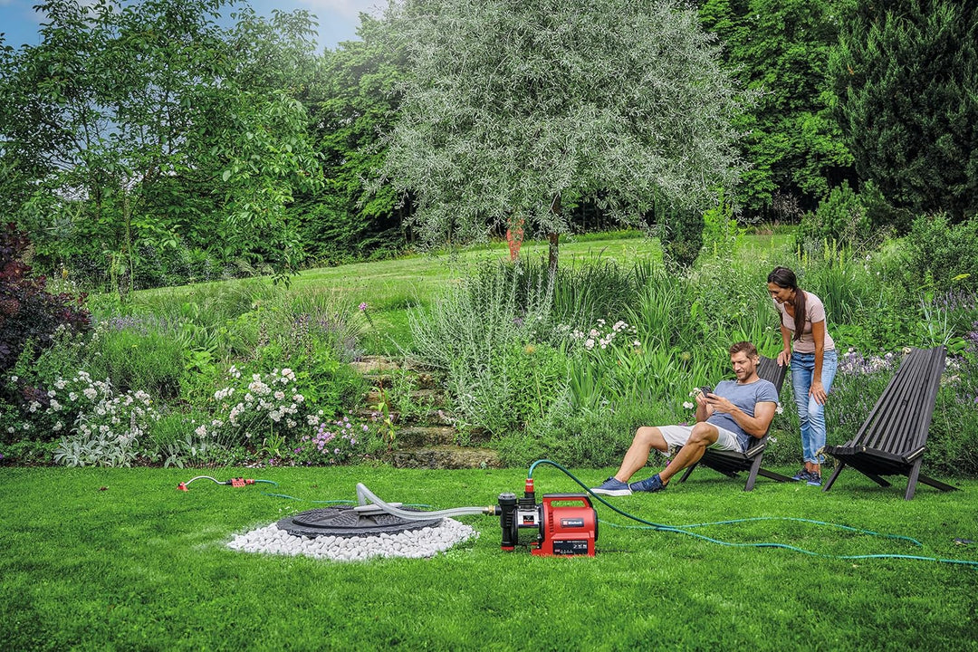 Einhell Automatische Gartenpumpe GE-AW 1144 SMART (Smart Garden, App, Bewässerung per Zeitplan / sma
