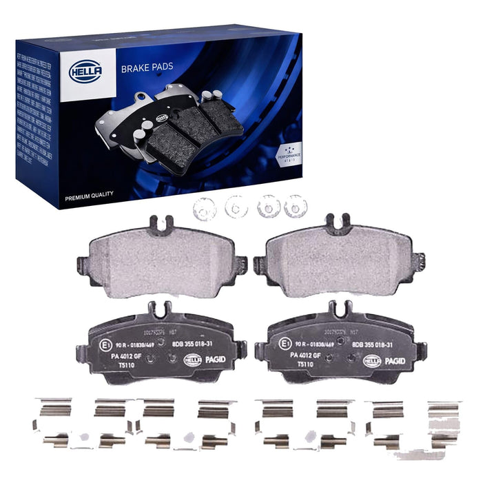 HELLA PAGID 8DB 355 018-311 Bremsbelagsatz - T5110 - Dicke/Stärke: 16.5mm - Bremssystem: Lucas - für