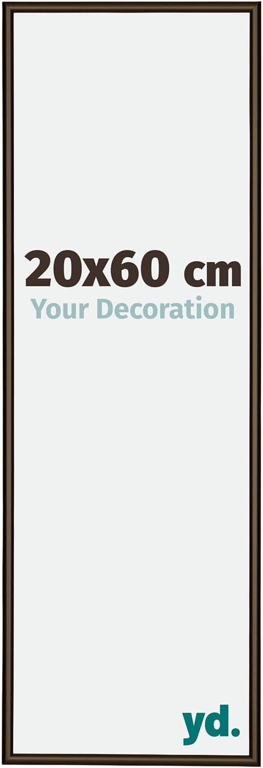 yd. Your Decoration - Bilderrahmen 20x60 cm - Bilderrahmen aus Aluminium mit Acrylglas - Antireflex