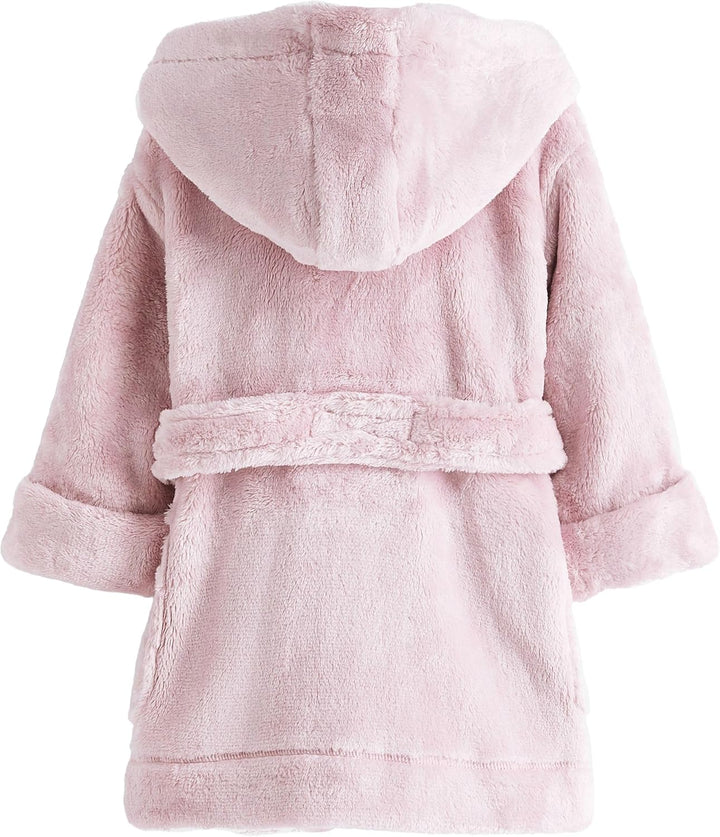 NEXT Mädchen Weicher Fleece-Morgenmantel 86-92 Rosa, 86-92 Rosa