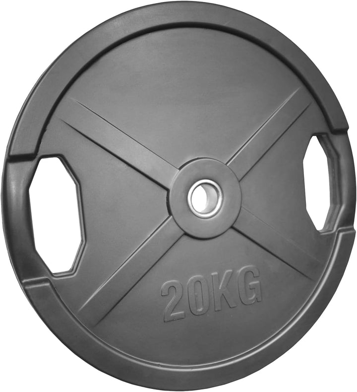 POWER-XTREME Hantelscheiben | Gewichtsscheiben | gummiert | 30/31 mm | mit Griffen | Grössenauswahl: