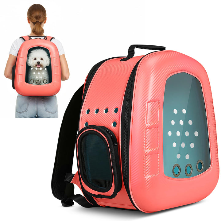 ALLSOPETS Katzenträger-Rucksack Bubble Hunderucksackträger Faltbares Haustier Rucksack für Katzen We