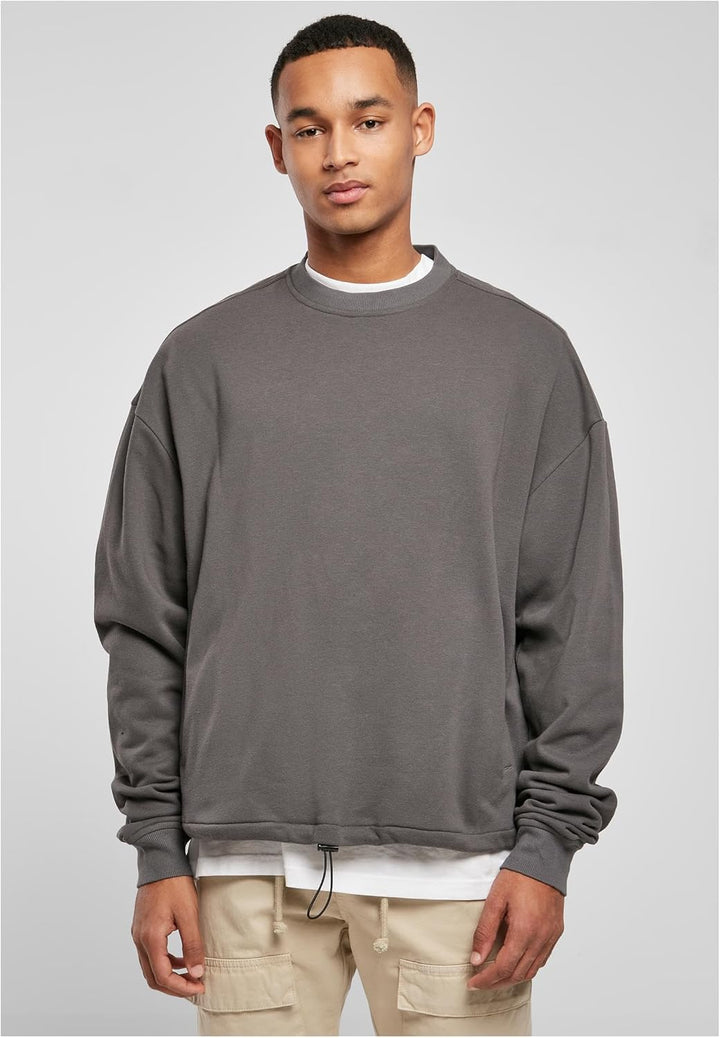 Urban Classics Herren Sport Crew 4XL Darkshadow, 4XL Darkshadow