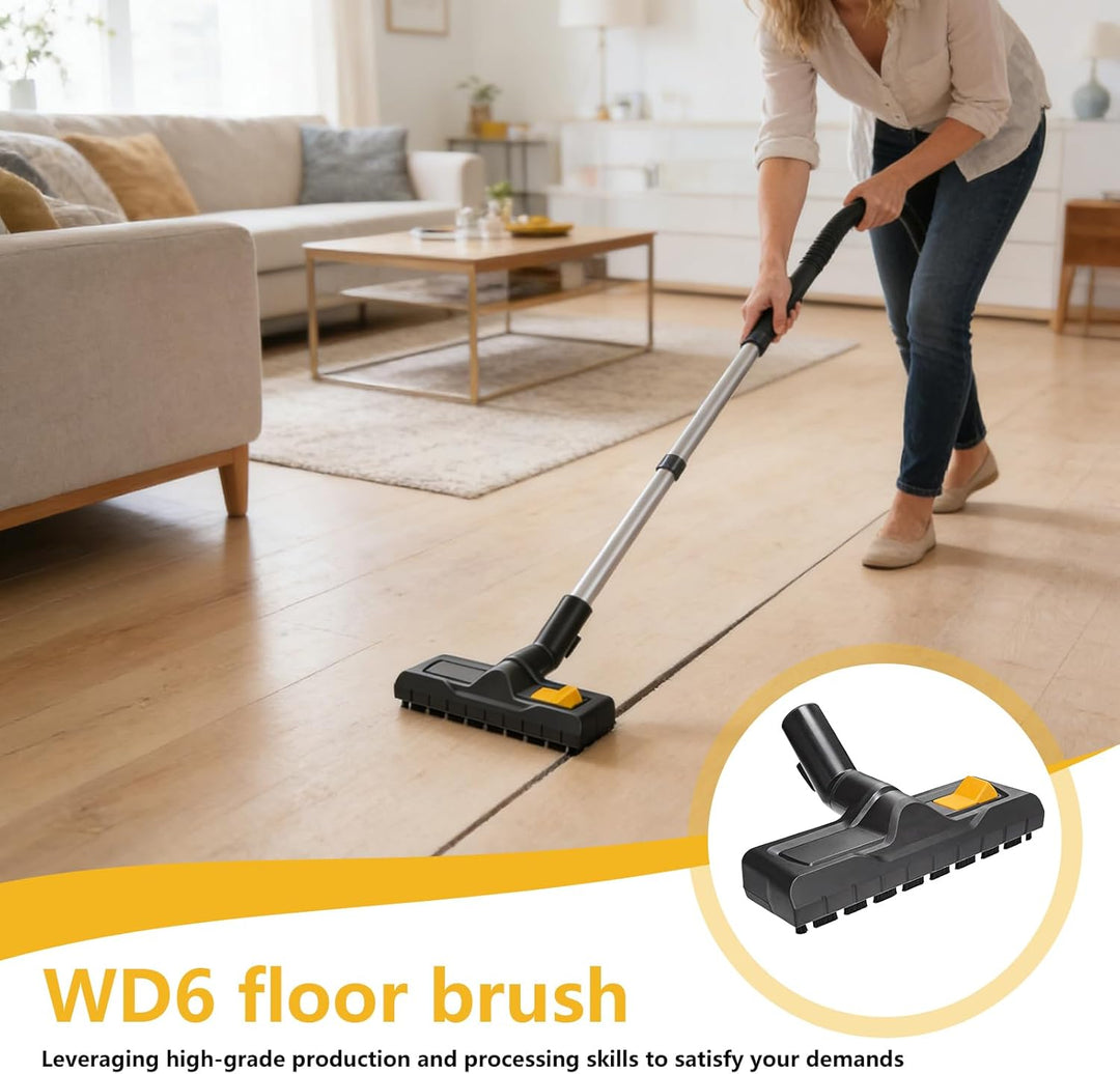 Staubsaugerdüse für Kärcher WD2 WD3 WD4 WD5 WD6, Universal Nass-Trockensauger Ersatz Bodendüse 35 mm